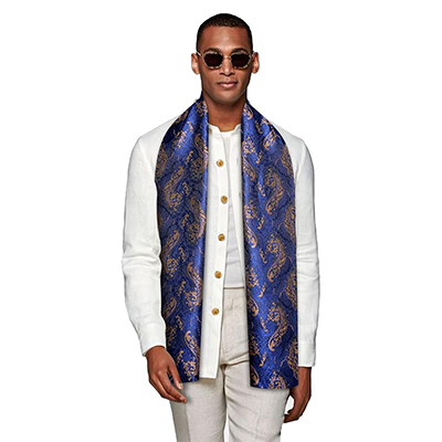 Mens Paisley Pattern Scarf 2 894AA8C96757A84436E5E4A5F5AD0209