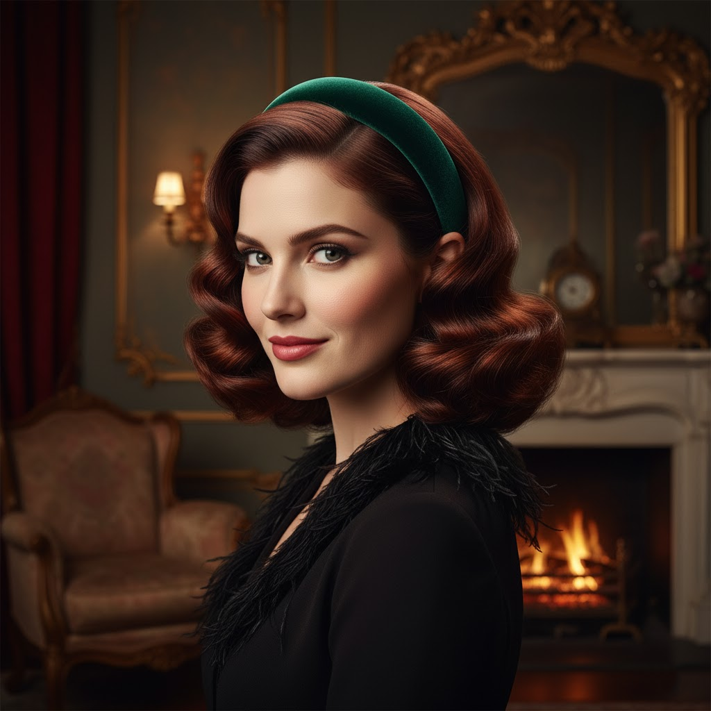 The Ultimate Guide: 9 Ways to Style Long Hair with Headband 5 32F8F82560CBAB0441D638F8813810D2