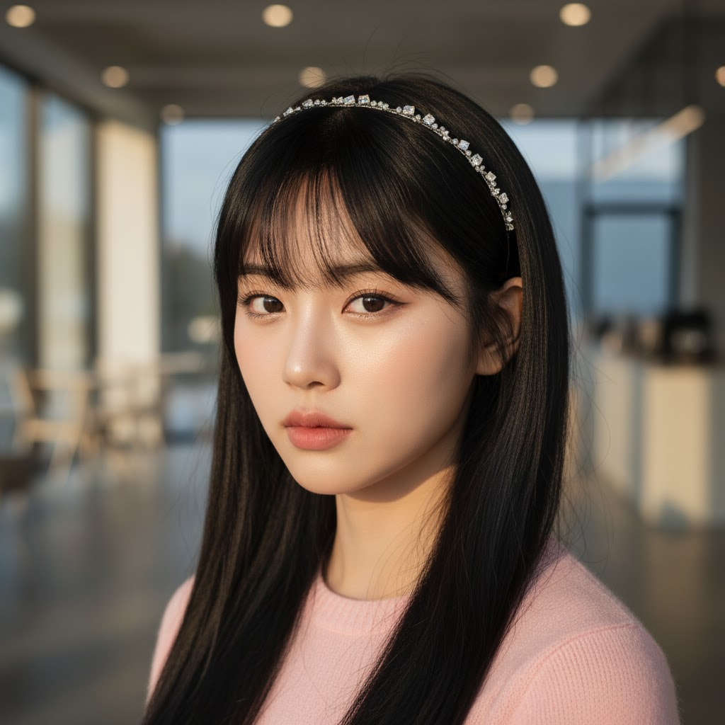 The Ultimate Guide: 9 Ways to Style Long Hair with Headband 6 49DAAA9B6346FD2435E85B8F2131313C