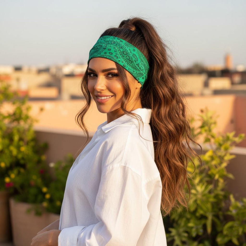 The Ultimate Guide: 9 Ways to Style Long Hair with Headband 5 headband with long hair
