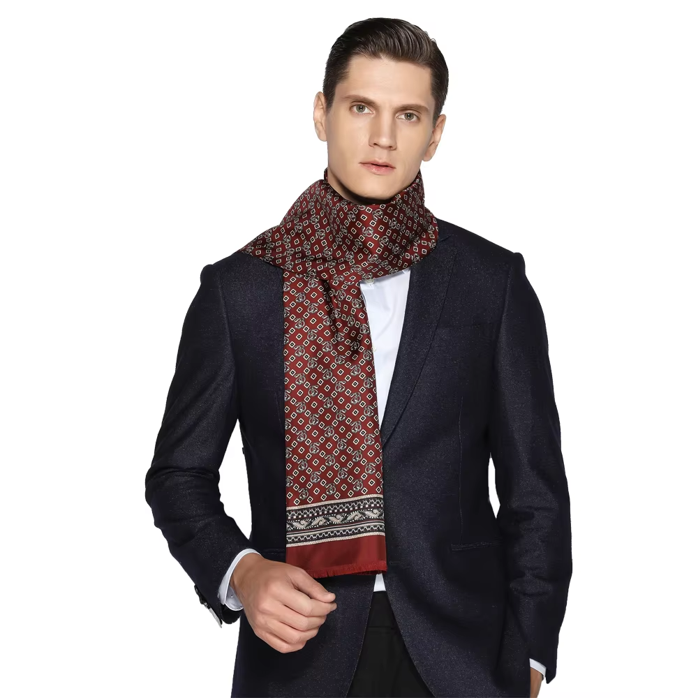 How to Wear a Men's Silk Scarf: 8 Essential Styles to Master 8 微信图片 20251028143904 88 4