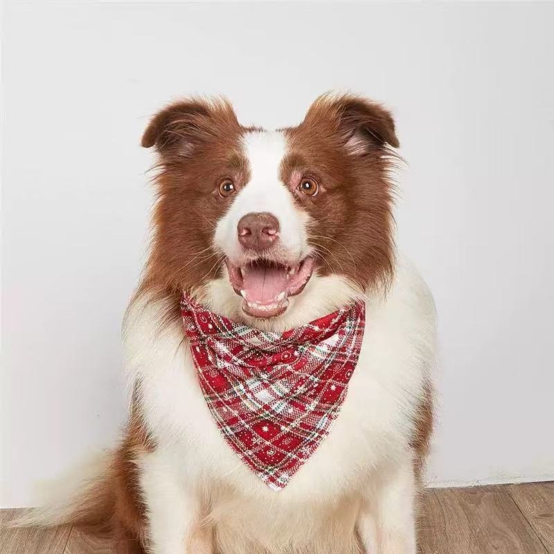 Top 10 Christmas Dog Bandana Ideas for 2025 Holiday Sales: A Manufacturer’s Guide 2 The Classic Red Green Tartan Plaiddog bandana