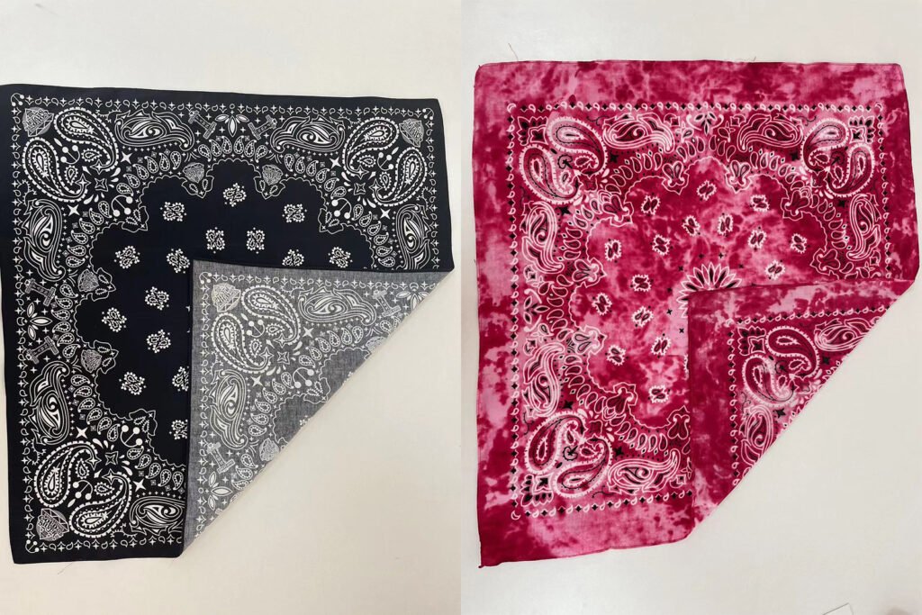 The Real Cost of Custom Bandanas: A Manufacturer's Honest Price Breakdown (Fabric, Print & Finish) 2 Single sided vs double sided digital printing color penetration comparison