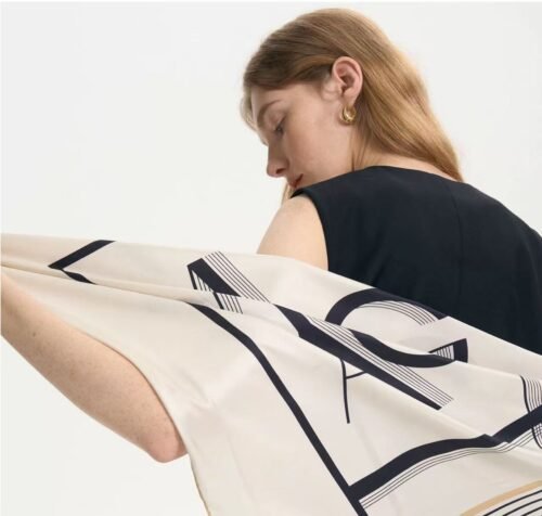 large silk scarf