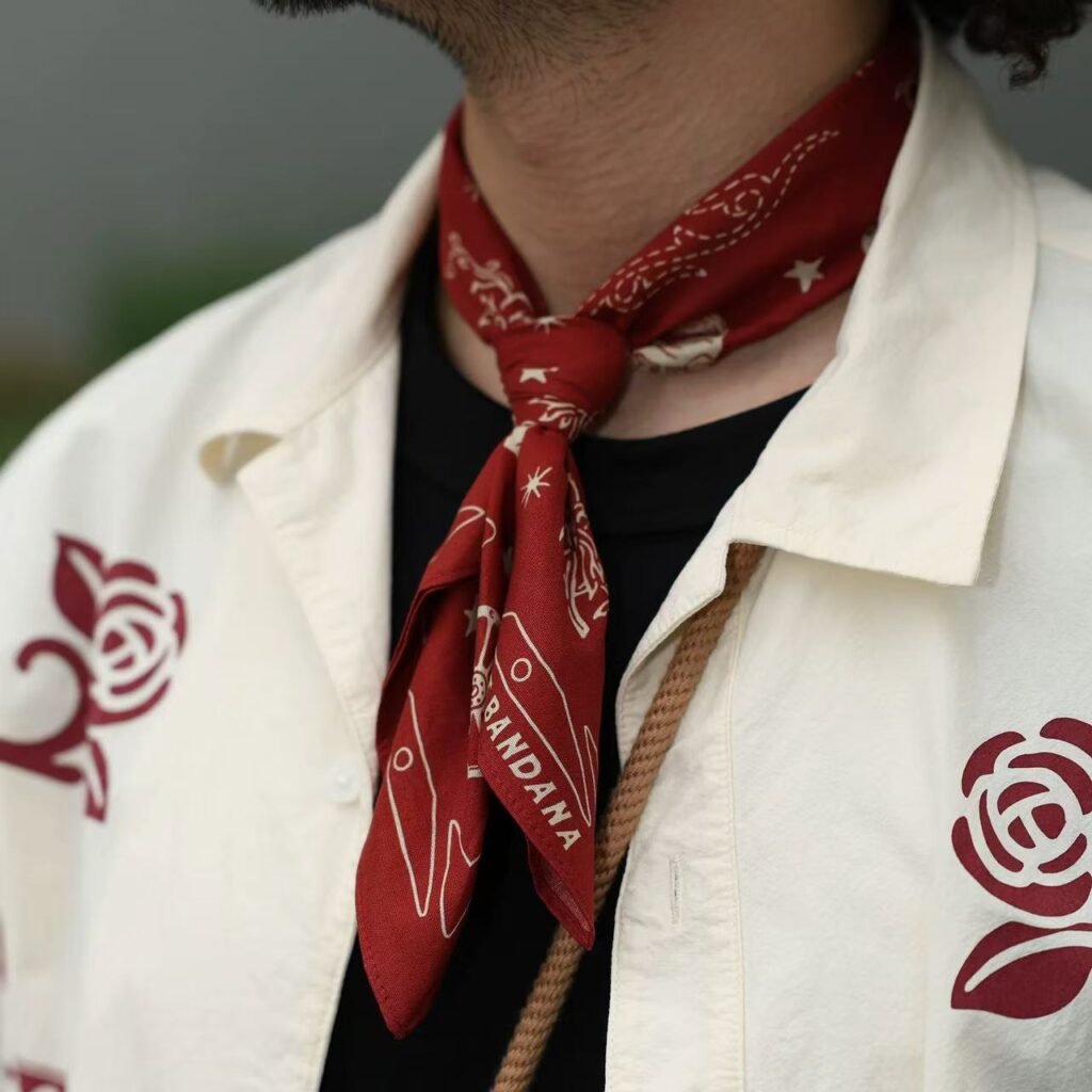 Silk vs. Satin vs. Cotton: Which Bandana Material is Right for You? 4 mens silk bandana western cowboy style