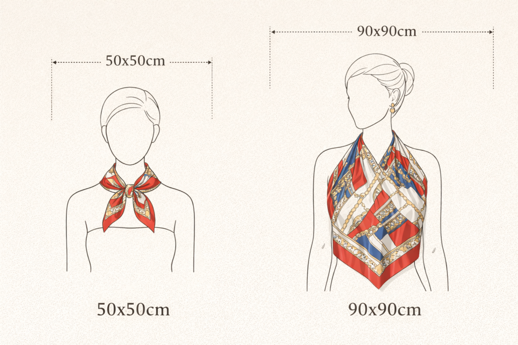 Why the 90cm Silk Scarf is the "Gold Standard" of Luxury (Plus 4 Ways to Style It) 1 image 11