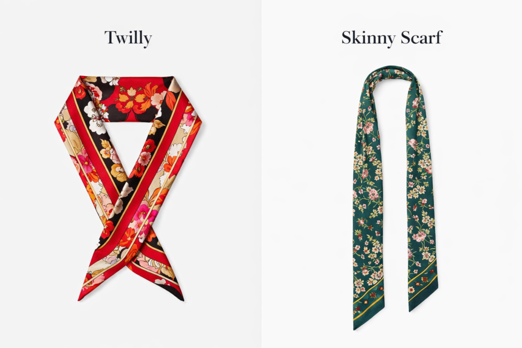 The Ultimate Guide to Silk Ribbon Scarves (Twilly): Styling, Sizing, and Customization 2 image 13
