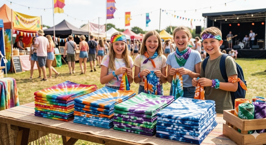 The Ultimate Guide to the Tie Dye Bandana: DIY Techniques, Patterns, and Styling 3 image 2