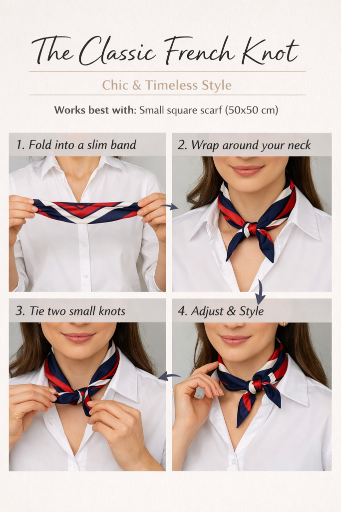 How to Tie a Silk Scarf: 9 Effortless Ways to Elevate Your Everyday Look (Complete Guide) 3 image 36