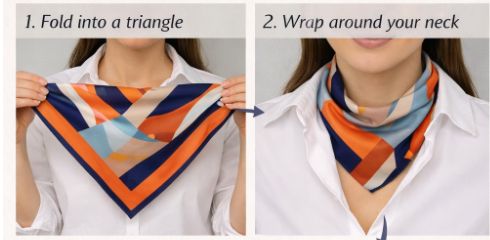 How to Tie a Silk Scarf: 9 Effortless Ways to Elevate Your Everyday Look (Complete Guide) 4 image 37