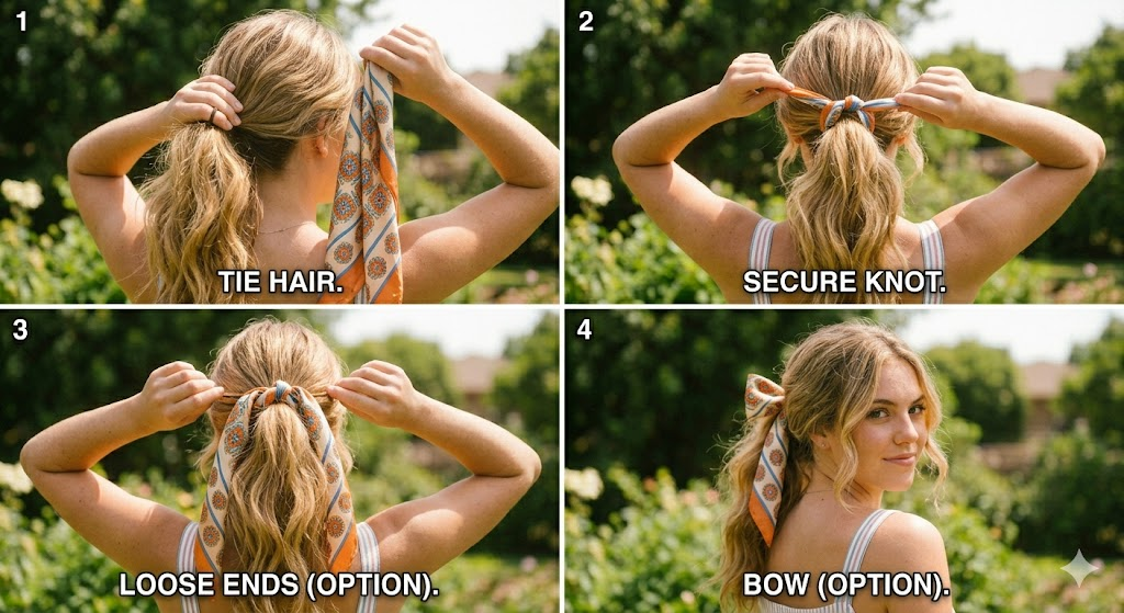 How to Tie a Silk Scarf: 9 Effortless Ways to Elevate Your Everyday Look (Complete Guide) 6 image 40