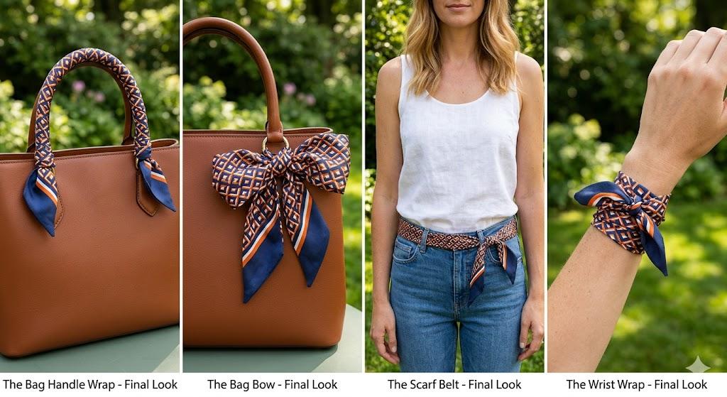 How to Tie a Silk Scarf: 9 Effortless Ways to Elevate Your Everyday Look (Complete Guide) 7 image 43